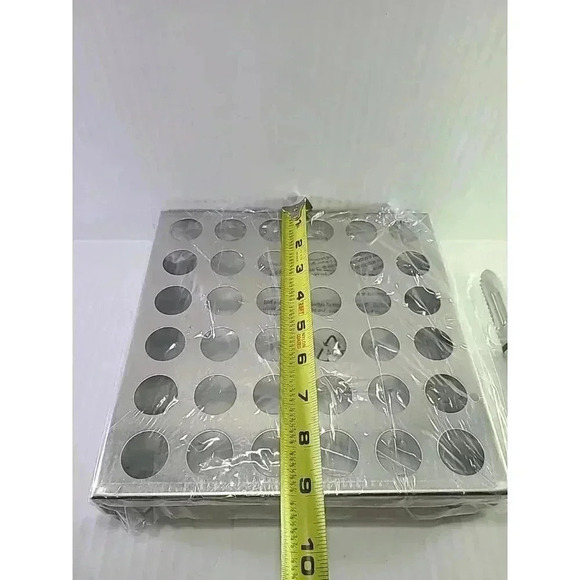 King Kooker Stainless Steel Jalapeño Rack with Corer 36 Hole Model 36JR - Picture 8 of 9